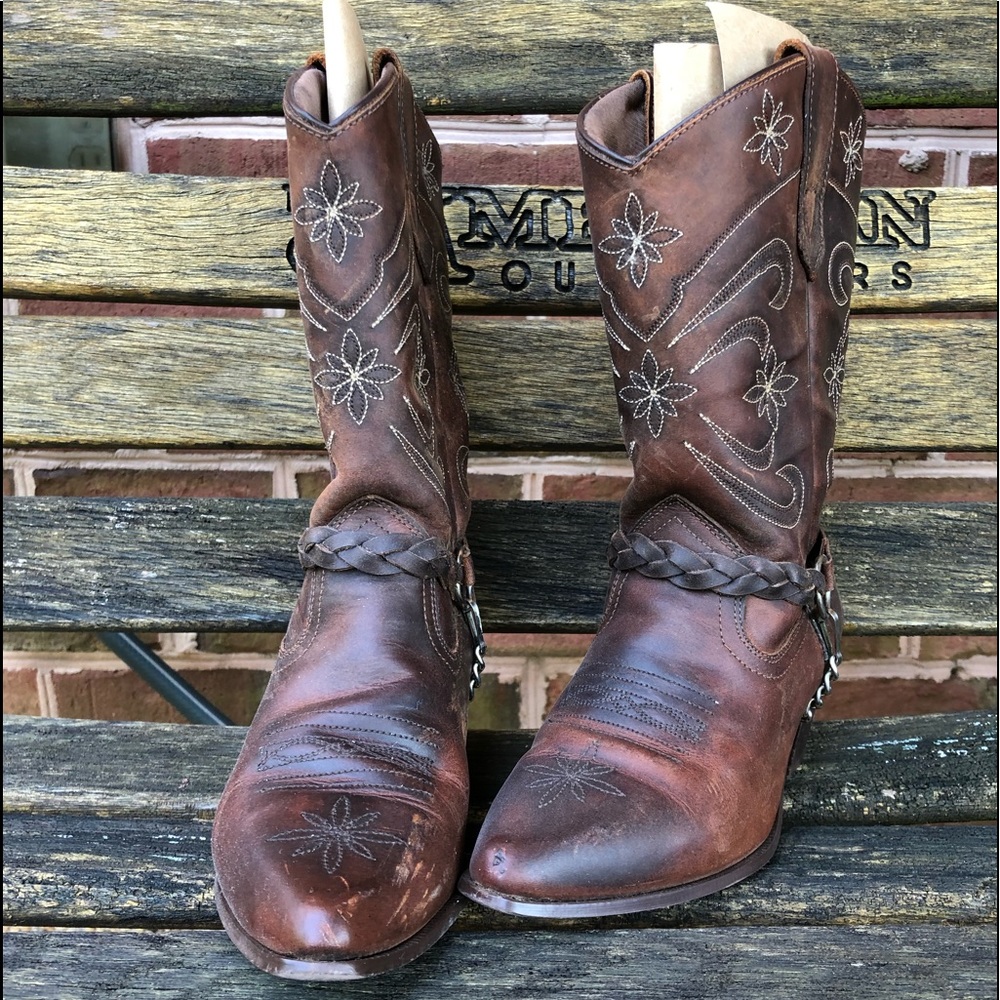 Oak Leaf Farms Leather Cowgirl Boots